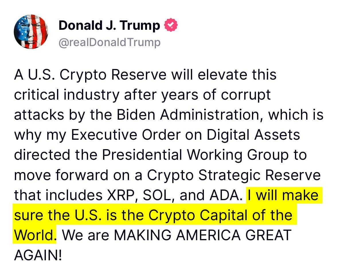 Trump Executive Order on Digital Assets