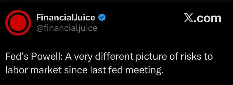 Fed’s Powell on risks to labor market